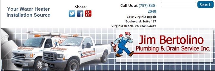 Jim Bertolino & Son Plumbing and Drain Service Inc. of Virginia Beach